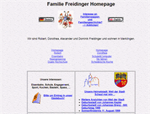 Tablet Screenshot of freidinger.de